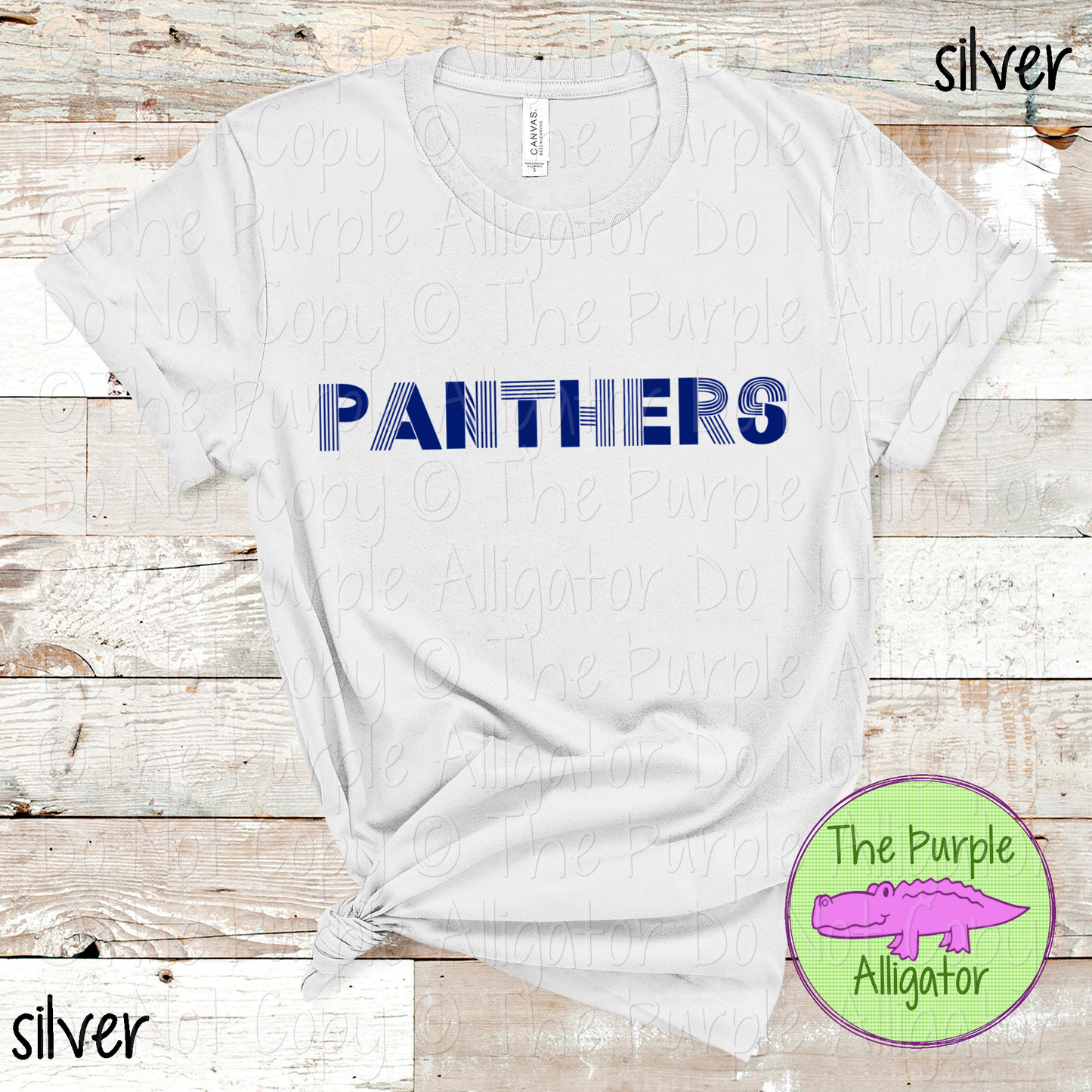 Panthers Boogie Lines - The Retro Line Series | Vintage Groove School Apparel  0126 TPA