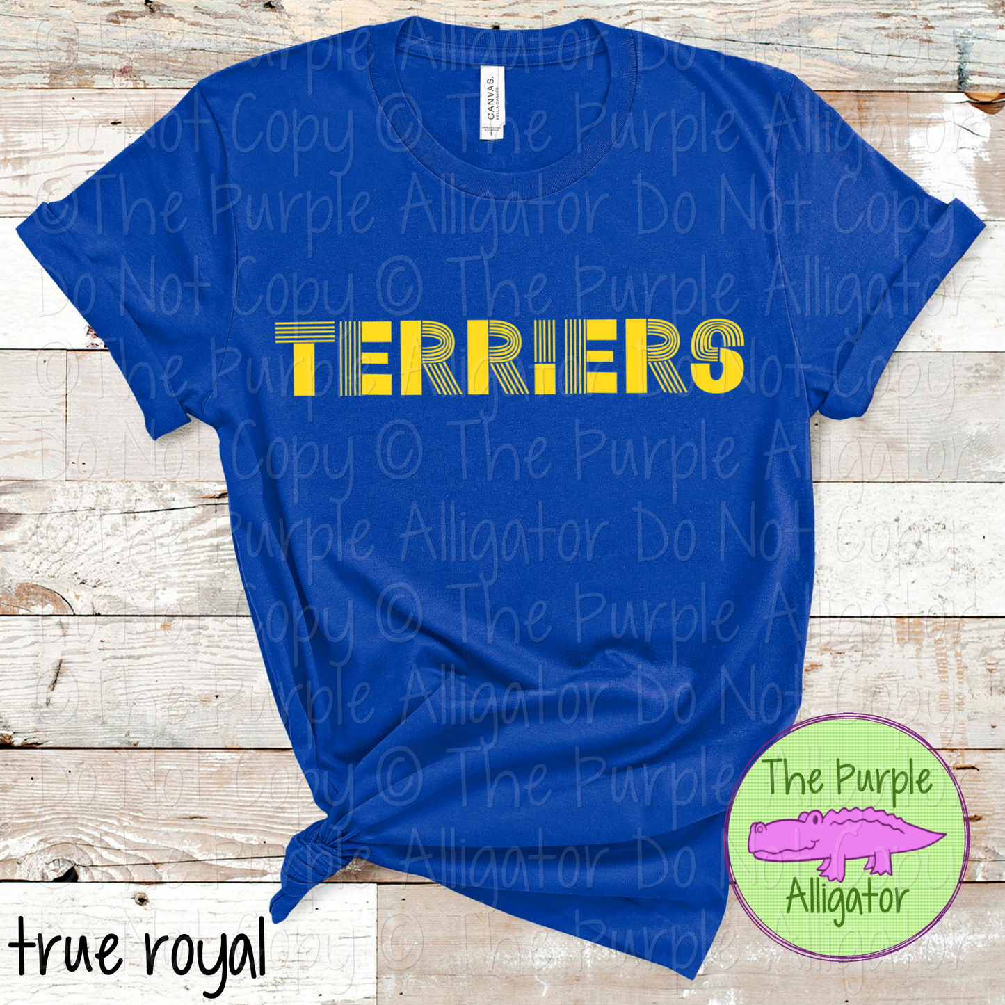 Terriers Boogie Lines - The Retro Line Series | Vintage Groove School Apparel  0126 TPA