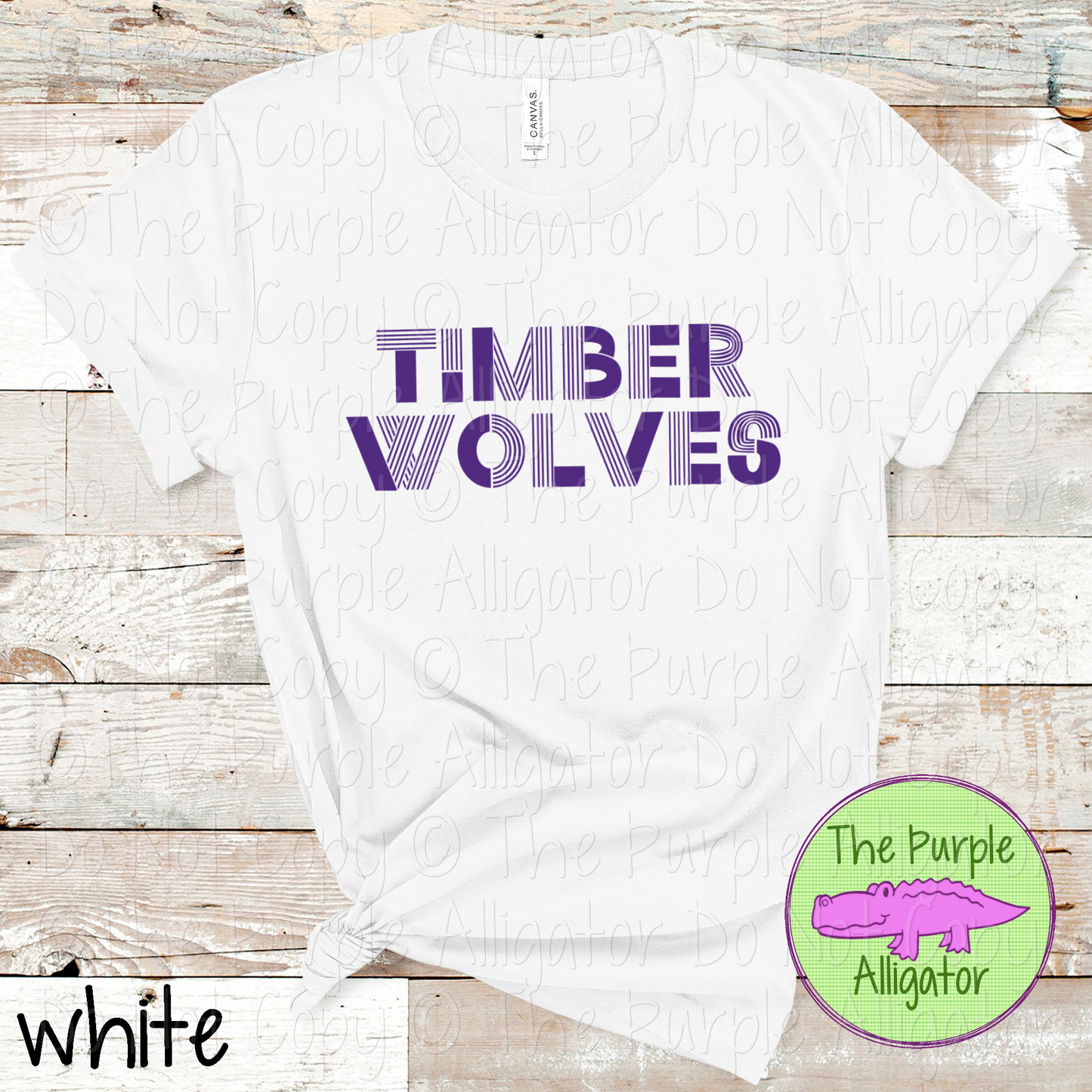 Timberwolves Boogie Lines - The Retro Line Series | Vintage Groove School Apparel  0126 TPA
