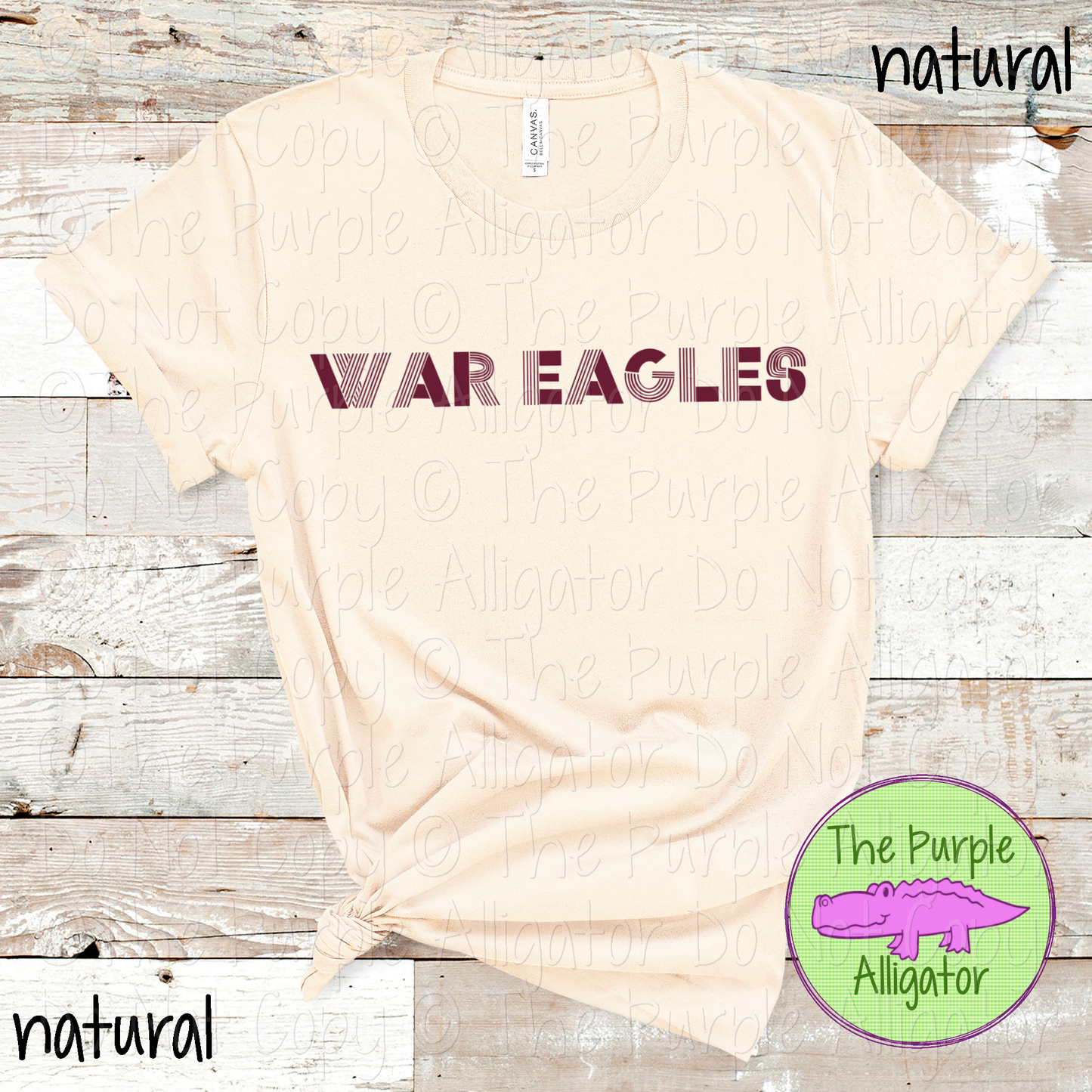 War Eagles Boogie Lines - The Retro Line Series | Vintage Groove School Apparel  0126 TPA