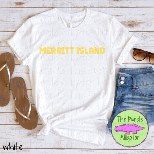 Merritt Island Brightline - The Retro Line Series | Custom School Spirit Apparel 0126 TPA