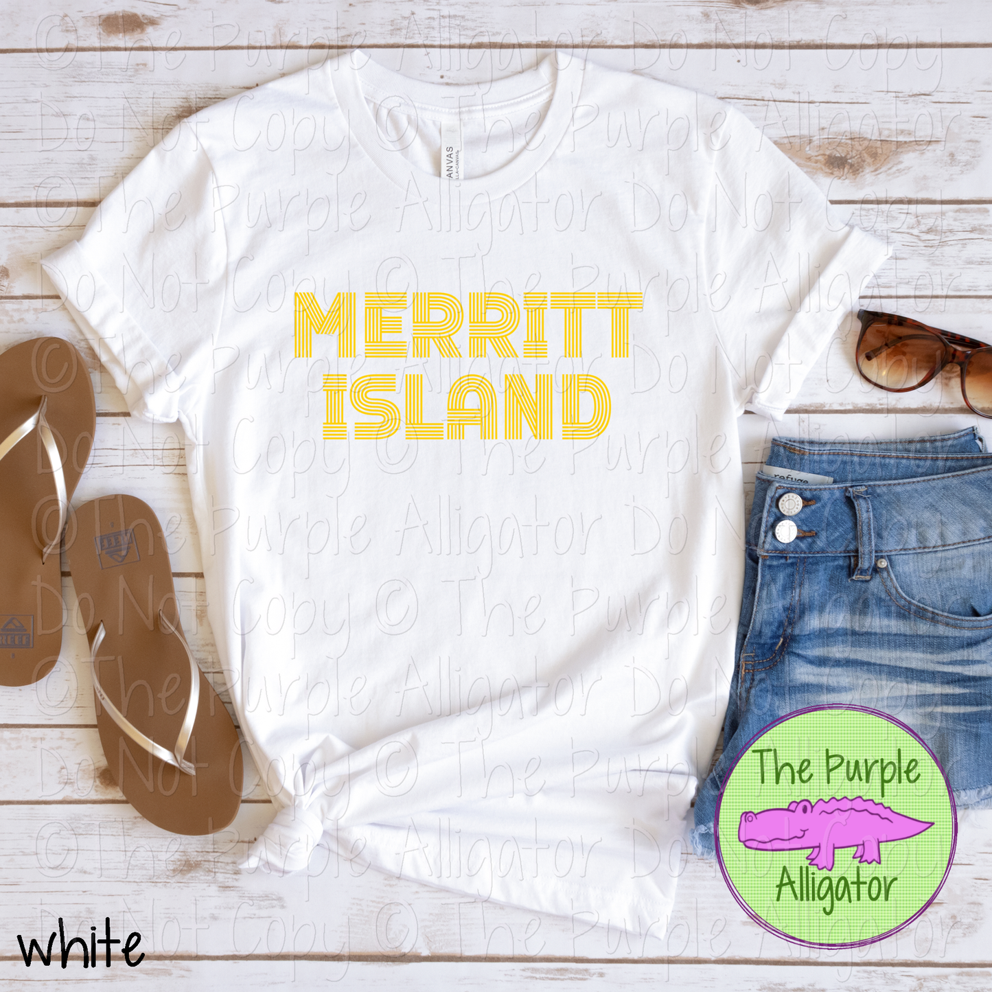 Merritt Island Brightline - The Retro Line Series | Custom School Spirit Apparel 0126 TPA