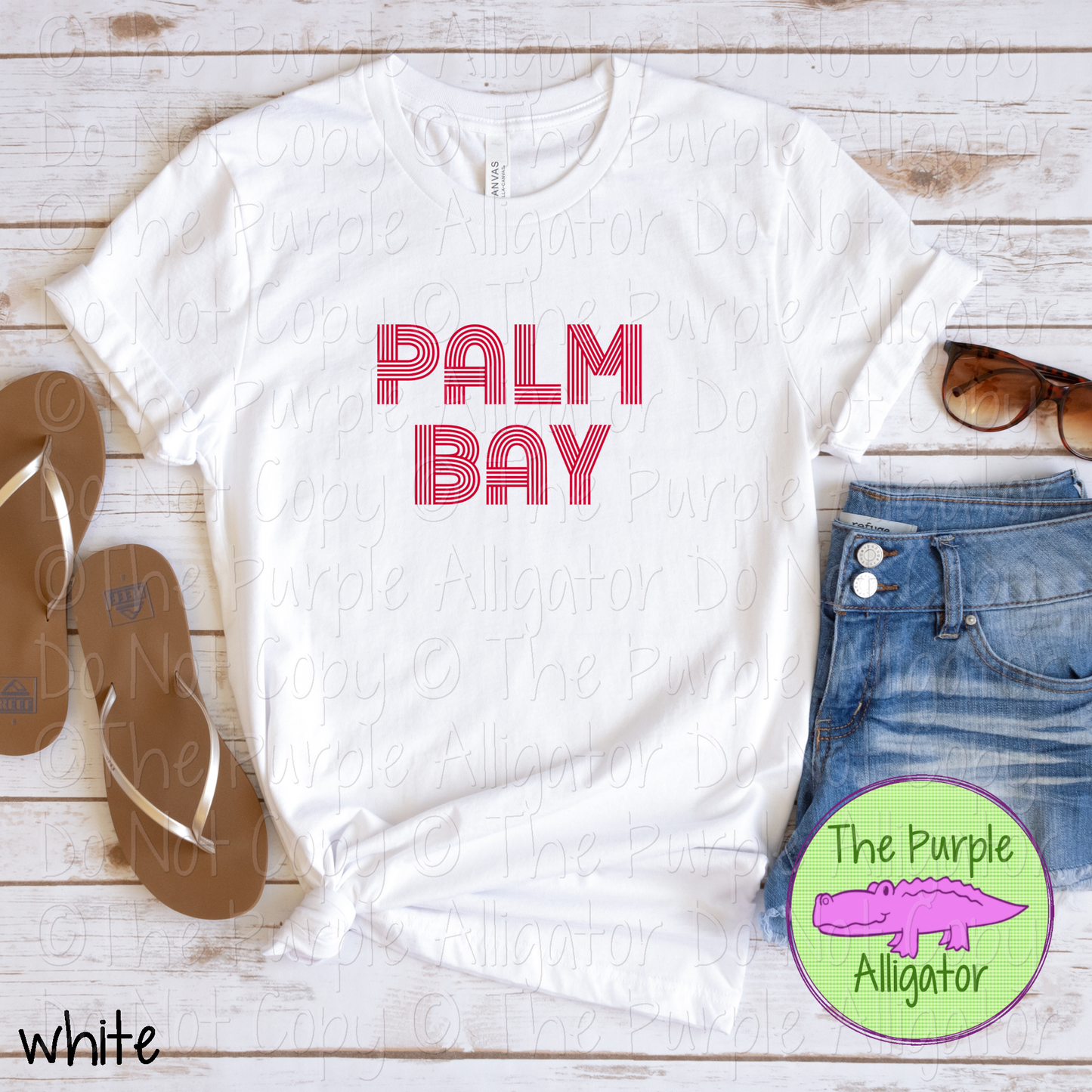 Palm Bay Brightline - The Retro Line Series | Custom School Spirit Apparel 0126 TPA