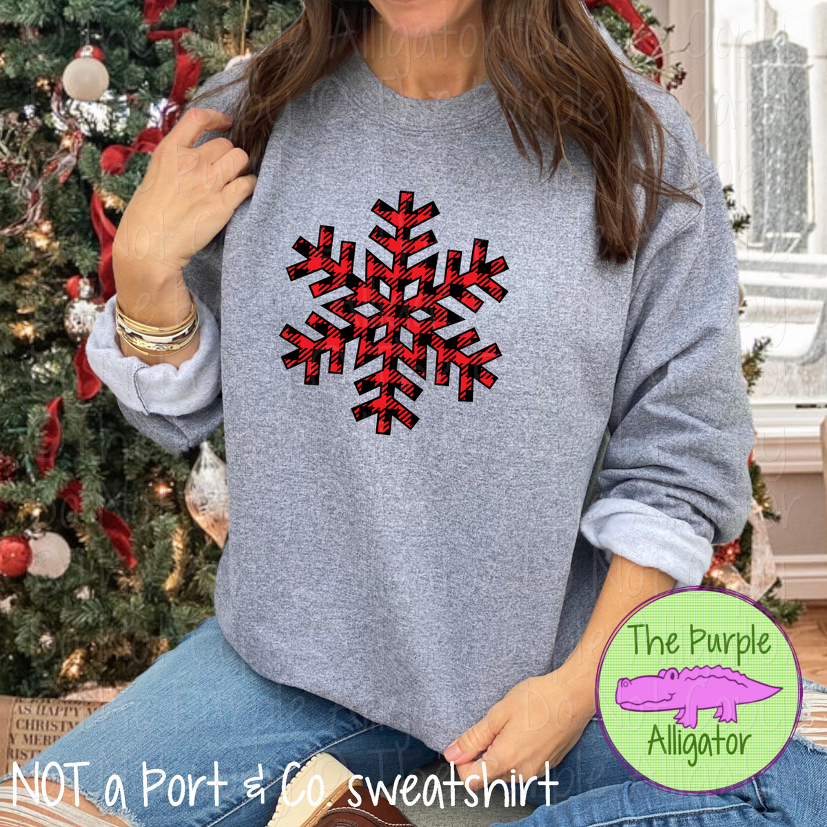Buffalo Plaid Snowflake Christmas Shirt and Sweatshirt 1019 CTD