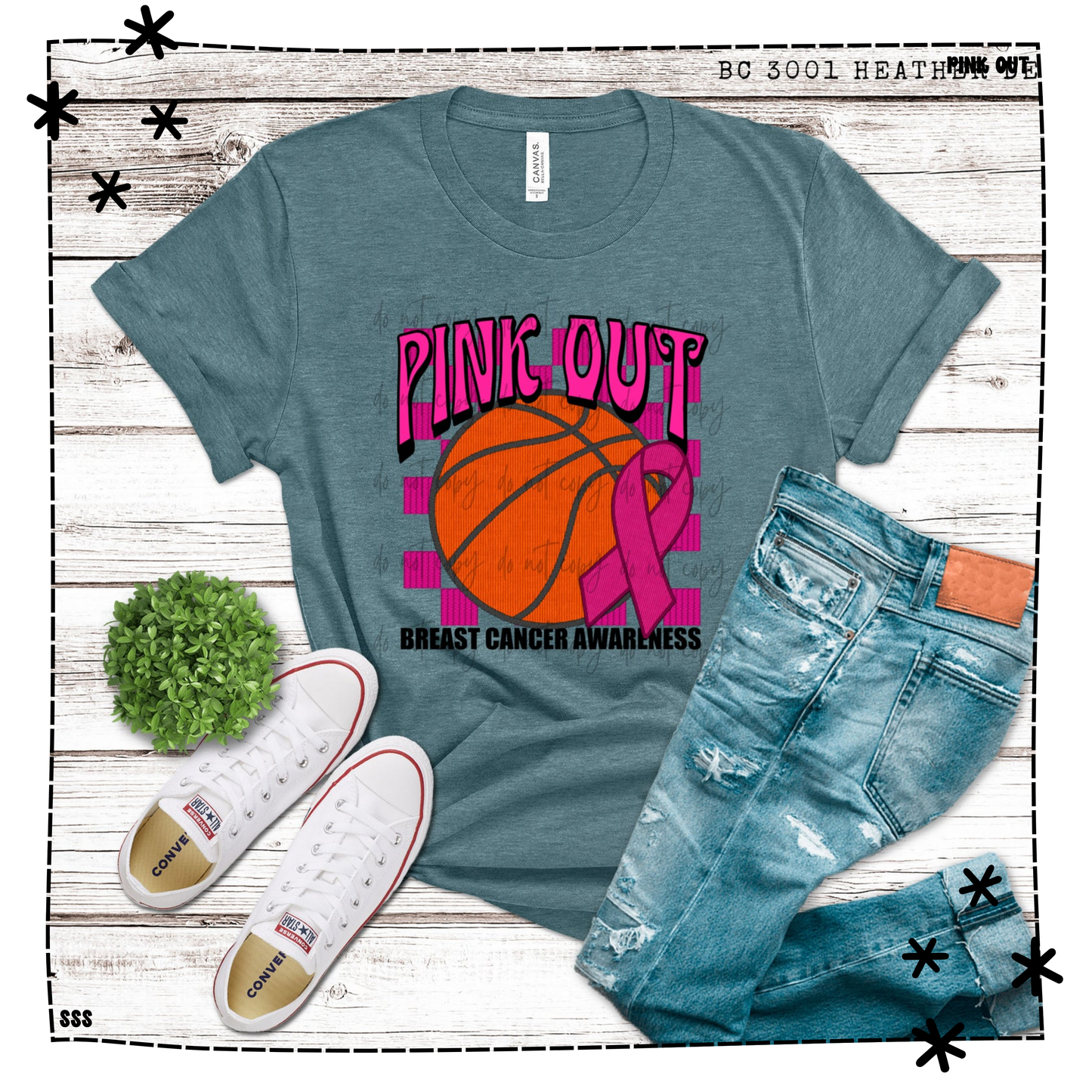 Basketball Pink Out Breast Cancer Awareness WEEKLY DROP