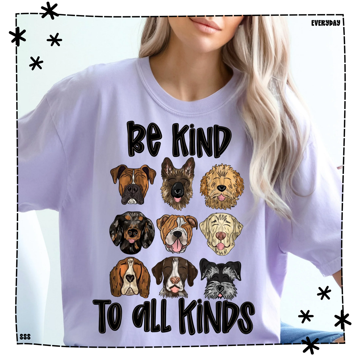 Be Kind To All Kinds Dog Collage WEEKLY DROP