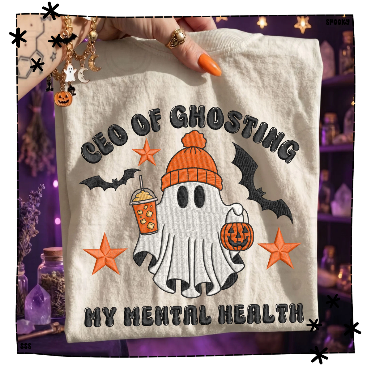 CEO Of Ghosting My Mental Health Faux Embroidery WEEKLY DROP