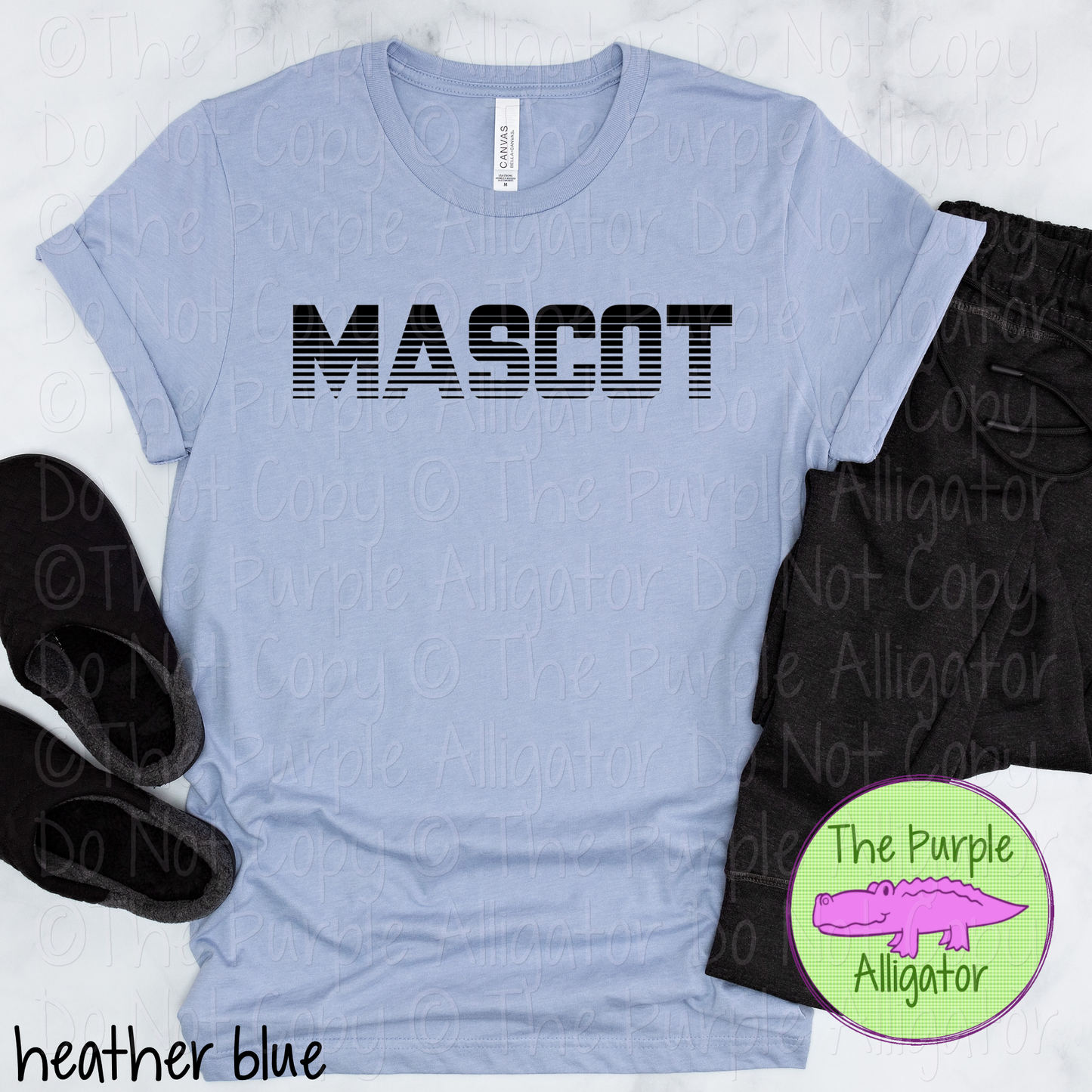 YOUR MASCOT Championship – Bold Striped Game Day Spirit Apparel, Sports Fan Gear 0524 TPA