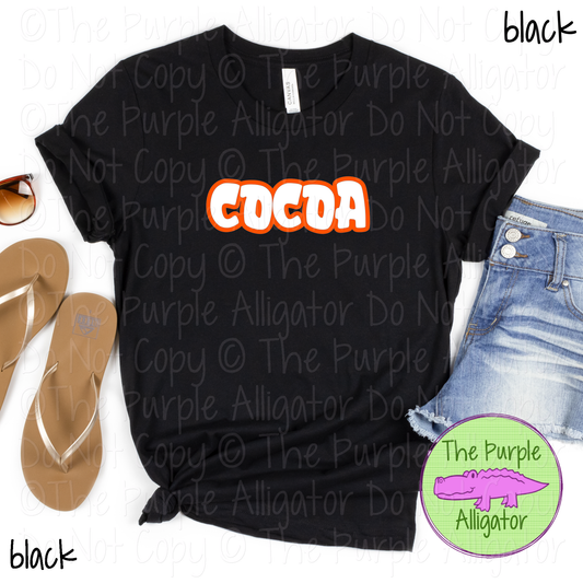 Cocoa Alley Bounce - The Graffiti Series - Graffiti Style Custom Spirit Wear Mascot & School Apparel 0526 TPA
