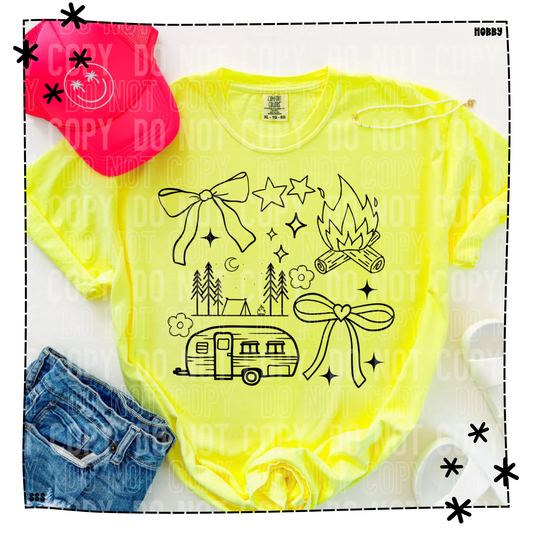 Camping Bow Doodles WEEKLY DROP