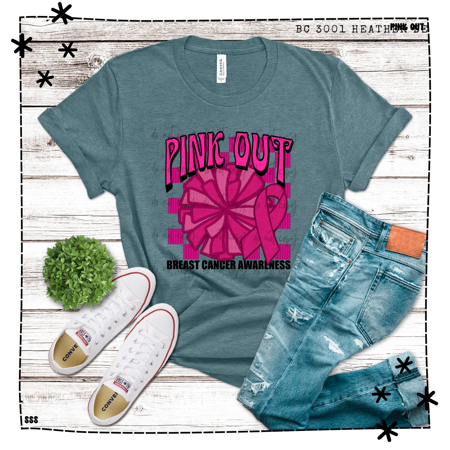 Cheer Pink Out Breast Cancer Awareness WEEKLY DROP