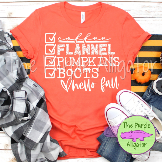 Coffee Flannel Pumpkins (w SCA)