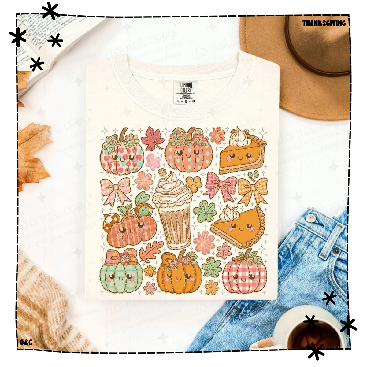 Coquette Thanksgiving Doodle WEEKLY DROP