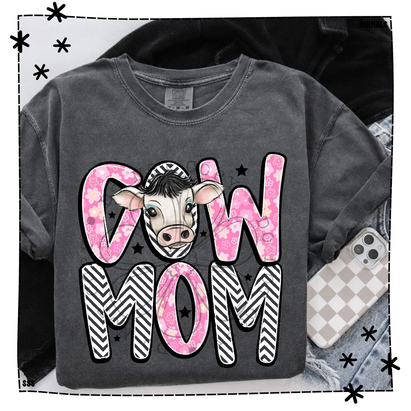Cow Mom Zig Zag WEEKLY DROP