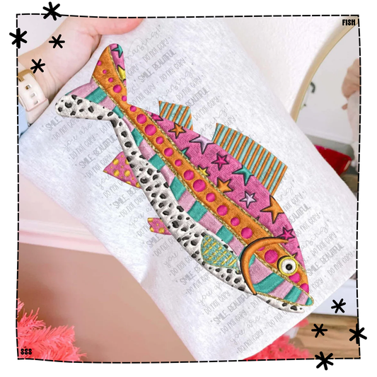 Cute Embroidered Fish WEEKLY DROP