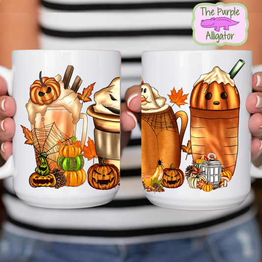 Fall Halloween Coffees (DAW) 15oz Ceramic Mug