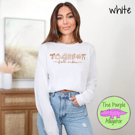 Fall Vibes Coquette Doodle | Autumn Inspired Graphic 0725 (d2f TDF)