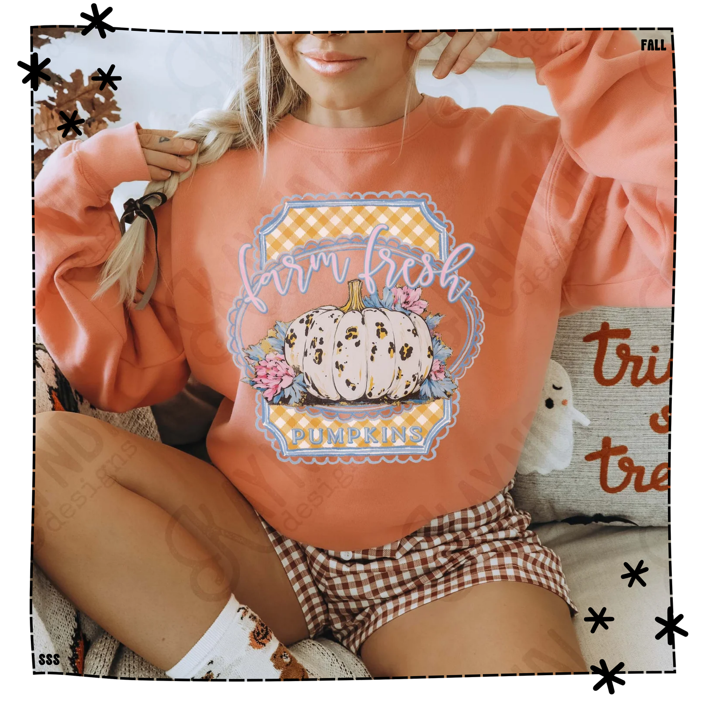 Farm Fresh Pumpkins Plaid - WEEKLY DROP