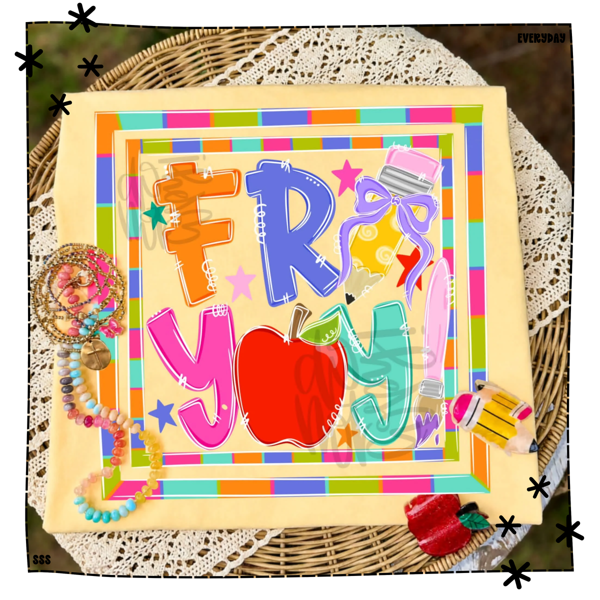 Friyay Striped Frame WEEKLY DROP