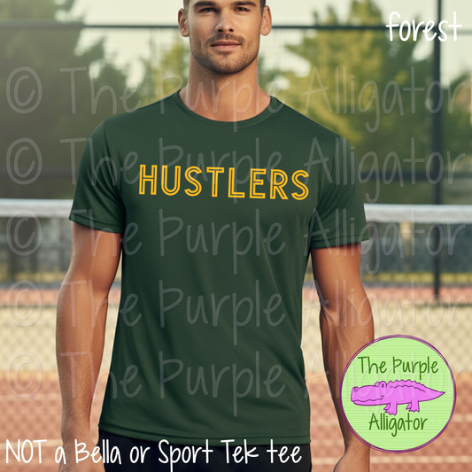 Hustlers Mascot School Spirit Gl-In - CHOOSE YOUR TEXT COLOR 1124 (d2f TPA)