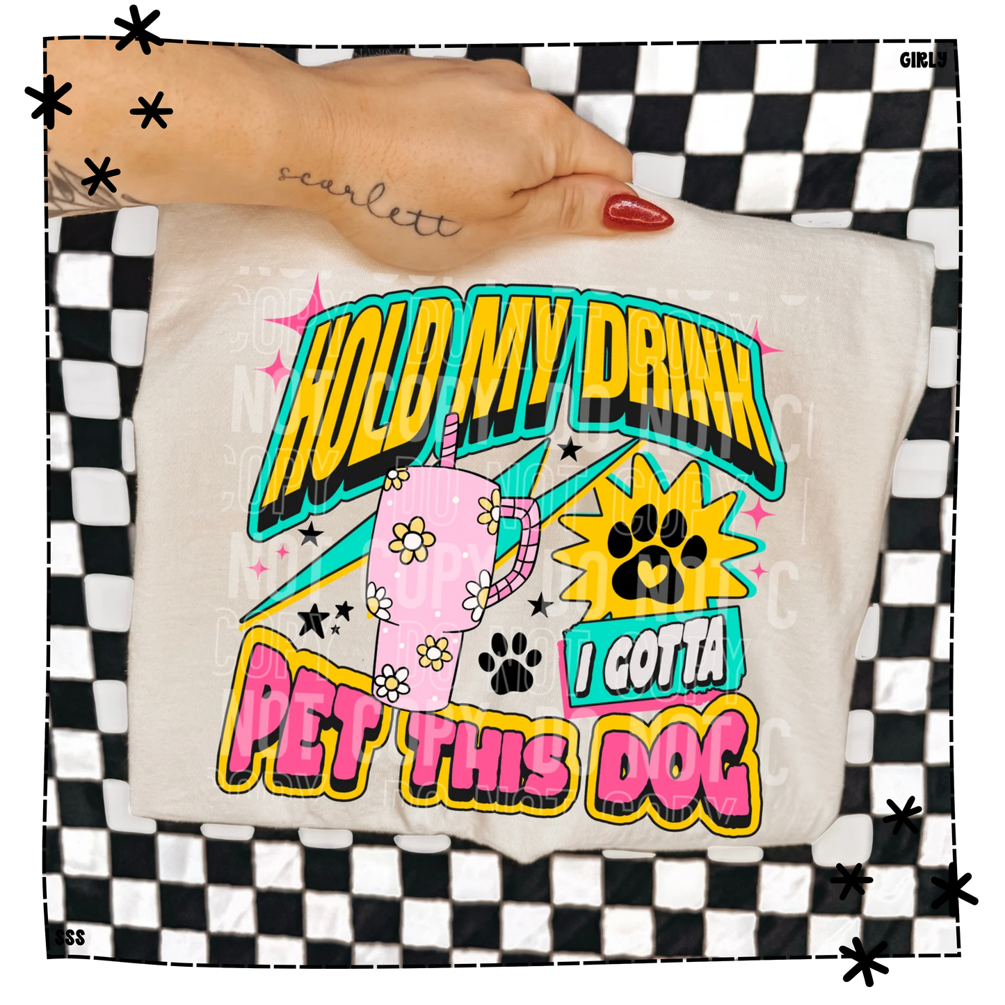 Hold My Drink I Gotta Pet This Dog WEEKLY DROP
