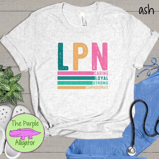 LPN Caring Loyal Strong 0824 (d2f SVGDS)