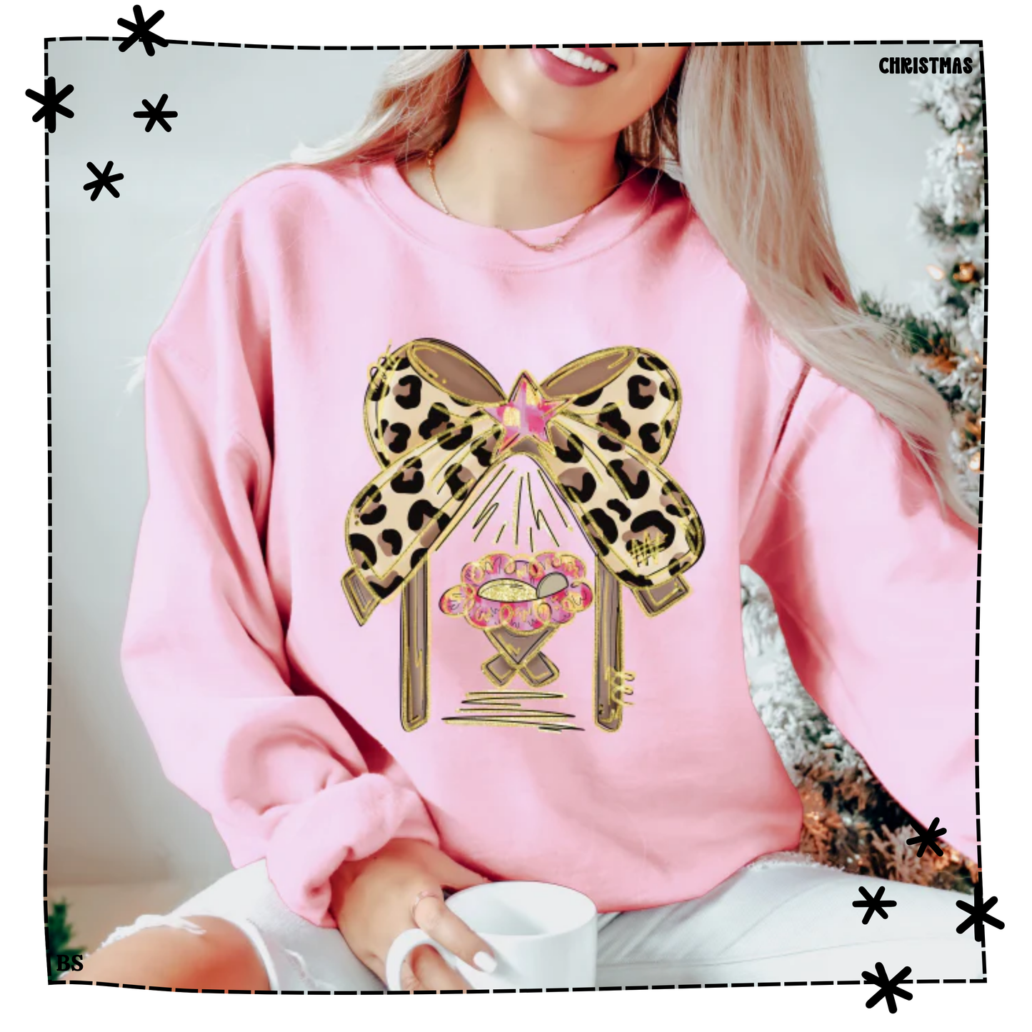 Leopard Bow Manger WEEKLY DROP