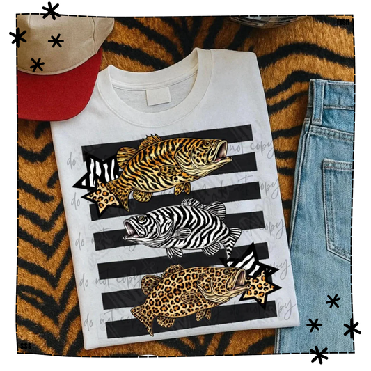 Leopard Zebra Fish Stripe Stars WEEKLY DROP