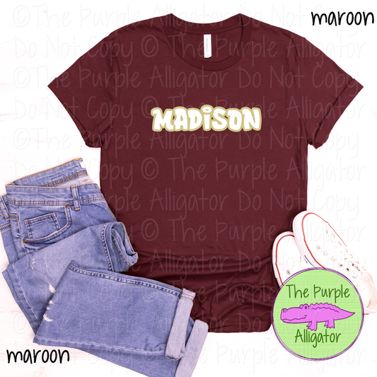 Madison Alley Bounce - The Graffiti Series - Graffiti Style Custom Spirit Wear Mascot & School Apparel 0526 TPA
