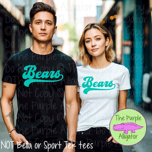 Bears MNRG | Retro Vintage Spirit Wear Design, 70s–80s Inspired Custom Colors - CHOOSE YOUR TEXT COLOR - 0925 (d2f TPA)