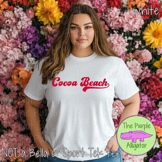 Cocoa Beach MNRG | Retro Vintage Spirit Wear Design, 70s–80s Inspired Custom Colors - CHOOSE YOUR TEXT COLOR - 0925 (d2f TPA)