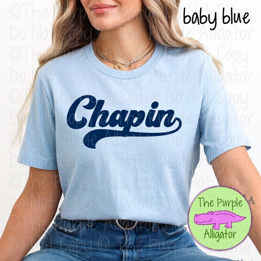 Chapin MNRG | Retro Vintage Spirit Wear Design, 70s–80s Inspired Custom Colors - CHOOSE YOUR TEXT COLOR - 0925 (d2f TPA)