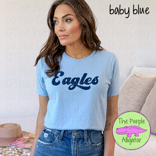 Eagles MNRG | Retro Vintage Spirit Wear Design, 70s–80s Inspired Custom Colors - CHOOSE YOUR TEXT COLOR - 0925 (d2f TPA)