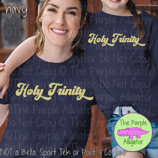Holy Trinity MNRG | Retro Vintage Spirit Wear Design, 70s–80s Inspired Custom Colors - CHOOSE YOUR TEXT COLOR - 0925 (d2f TPA)