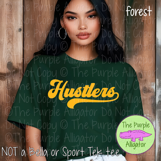 Hustlers MNRG | Retro Vintage Spirit Wear Design, 70s–80s Inspired Custom Colors - CHOOSE YOUR TEXT COLOR - 0925 (d2f TPA)
