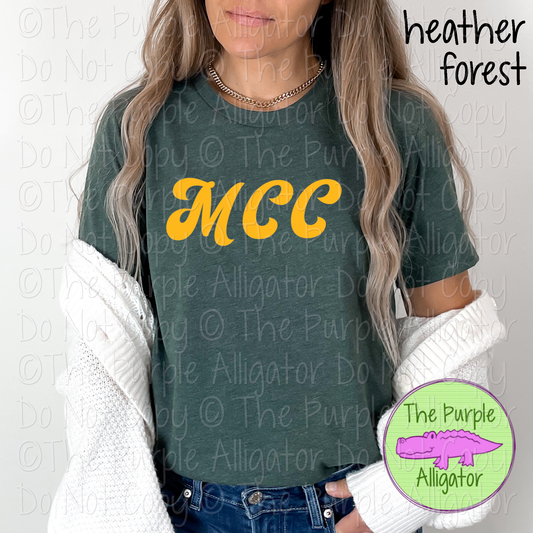MCC MNRG | Retro Vintage Spirit Wear Design, 70s–80s Inspired Custom Colors - CHOOSE YOUR TEXT COLOR - 0925 (d2f TPA)
