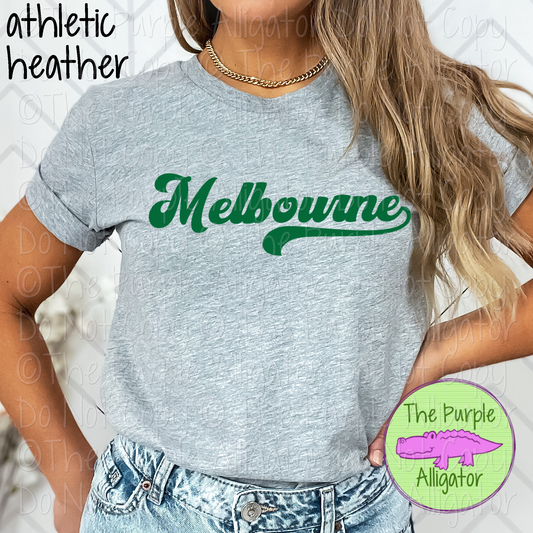 Melbourne MNRG | Retro Vintage Spirit Wear Design, 70s–80s Inspired Custom Colors - CHOOSE YOUR TEXT COLOR - 0925 (d2f TPA)