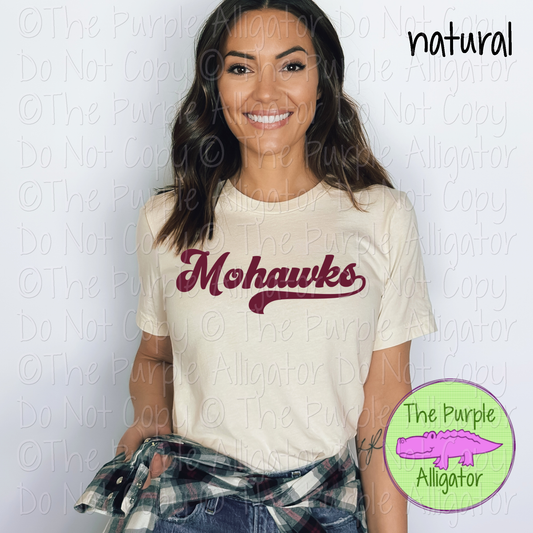 Mohawks MNRG | Retro Vintage Spirit Wear Design, 70s–80s Inspired Custom Colors - CHOOSE YOUR TEXT COLOR - 0925 (d2f TPA)