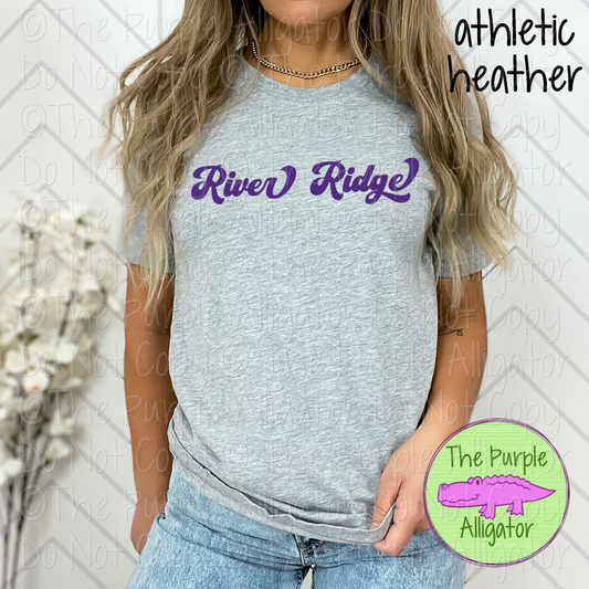 River Ridge MNRG | Retro Vintage Spirit Wear Design, 70s–80s Inspired Custom Colors - CHOOSE YOUR TEXT COLOR - 0925 (d2f TPA)