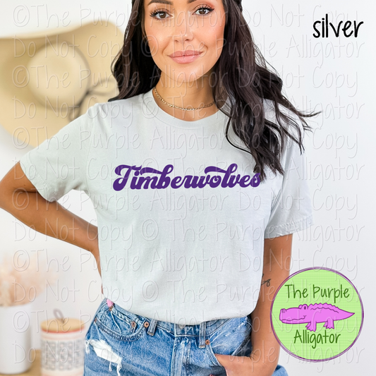 Timberwolves MNRG | Retro Vintage Spirit Wear Design, 70s–80s Inspired Custom Colors - CHOOSE YOUR TEXT COLOR - 0925 (d2f TPA)