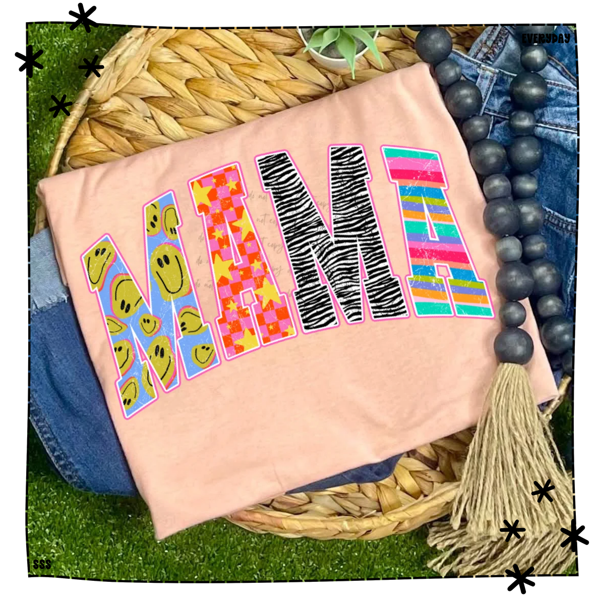 Mama Happy Stars Zebra Arch WEEKLY DROP