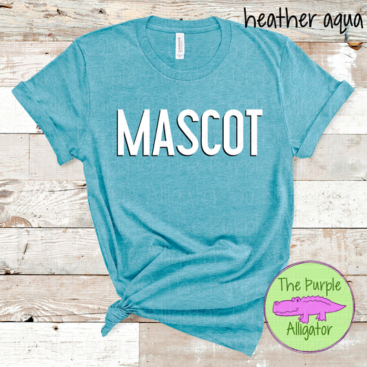 YOUR MASCOT NF Two-Tone Offset Spirit Design | Bold Two-Color Offset Text Design 0825 TPA