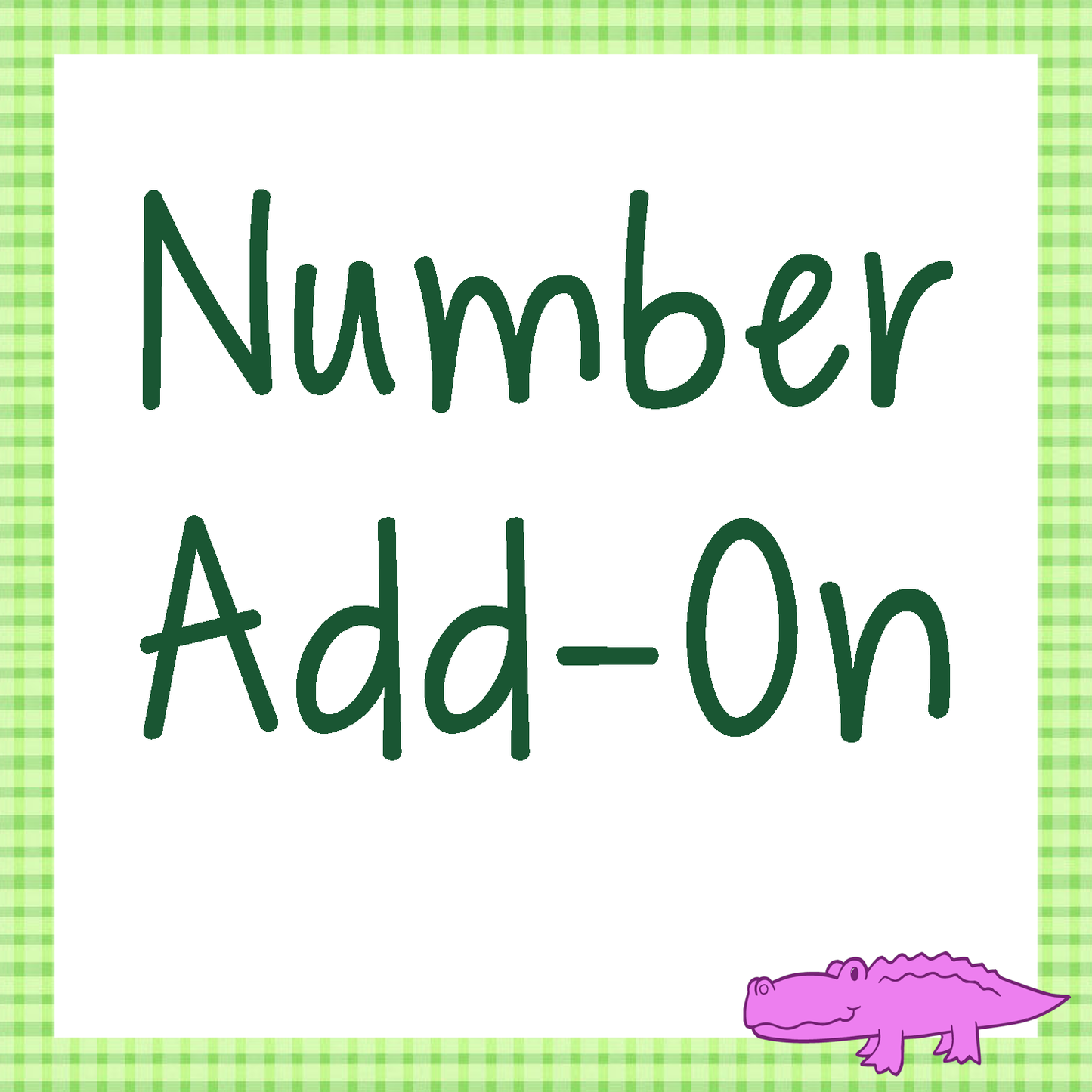 Player Number Add-On