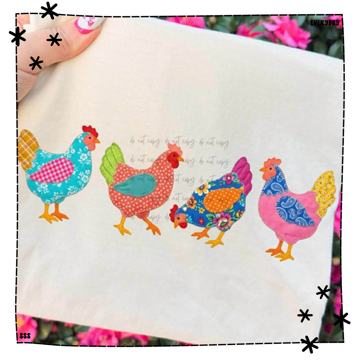 Patchwork Chickens WEEKLY DROP