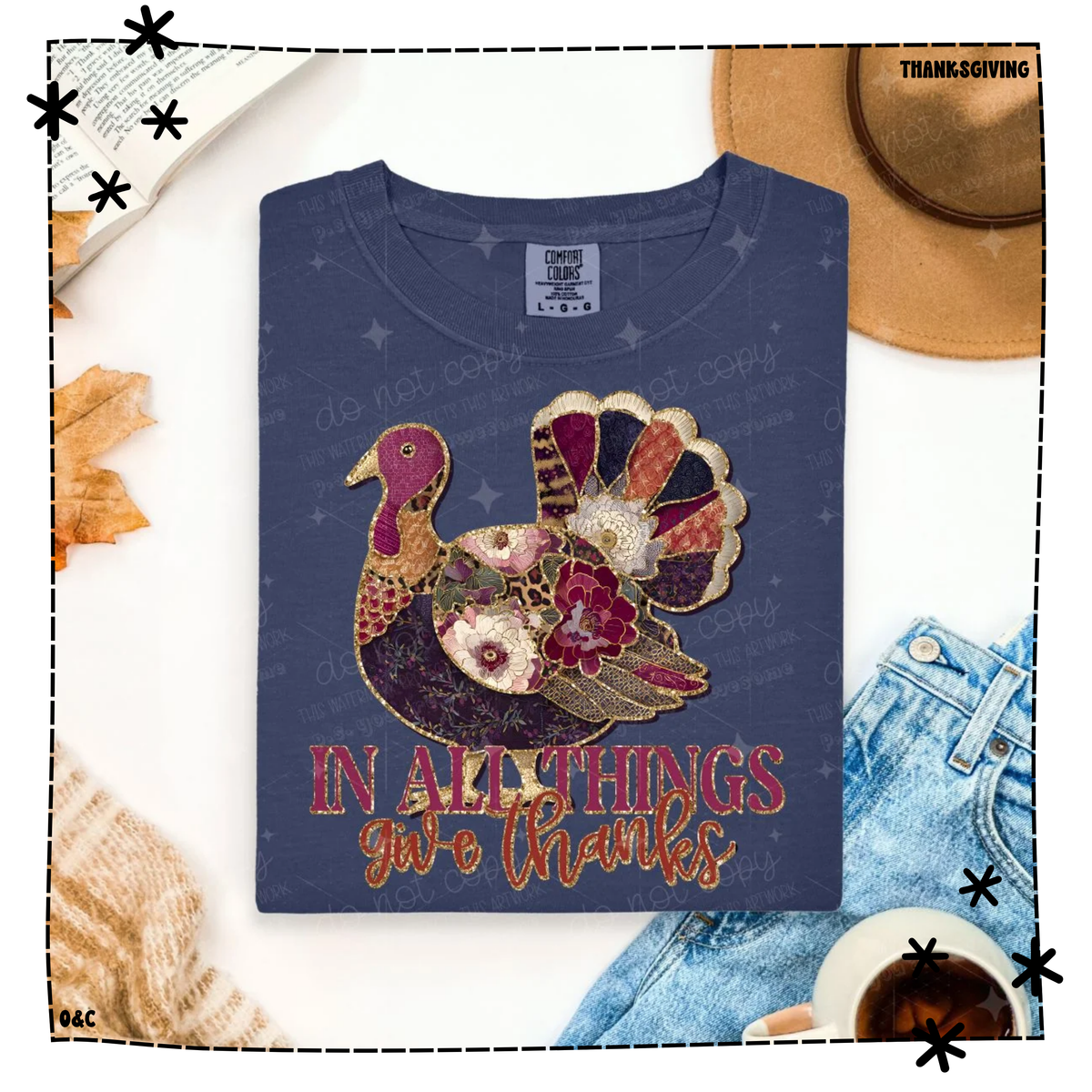 Patchwork Turkey Colorful WEEKLY DROP