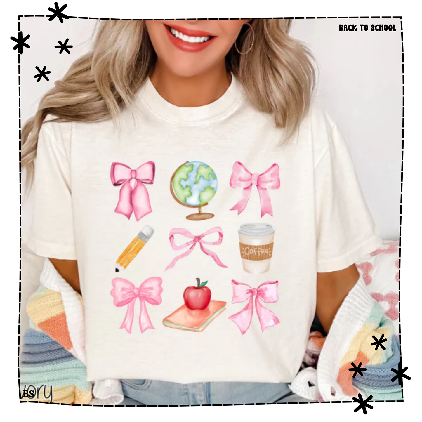 Pink Bows Teacher Coquette WEEKLY DROP