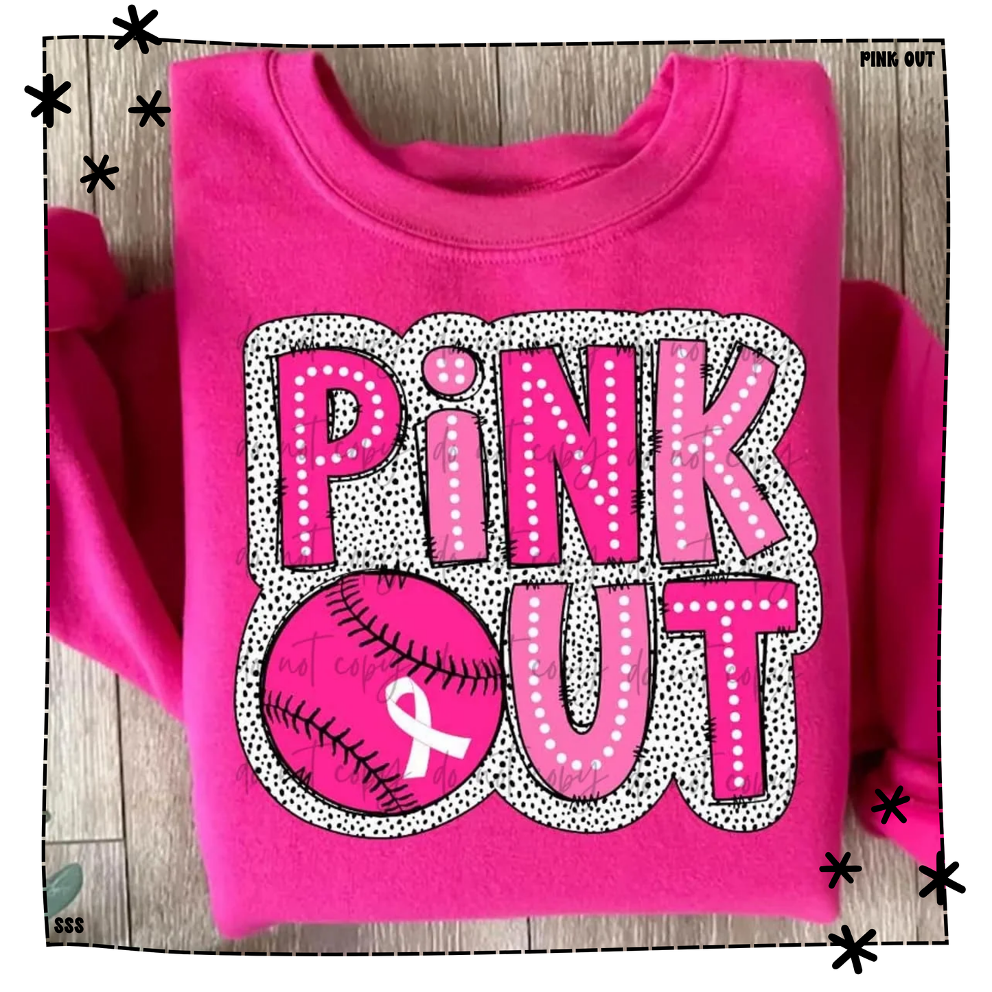 Pink Out Baseball Softball WEEKLY DROP