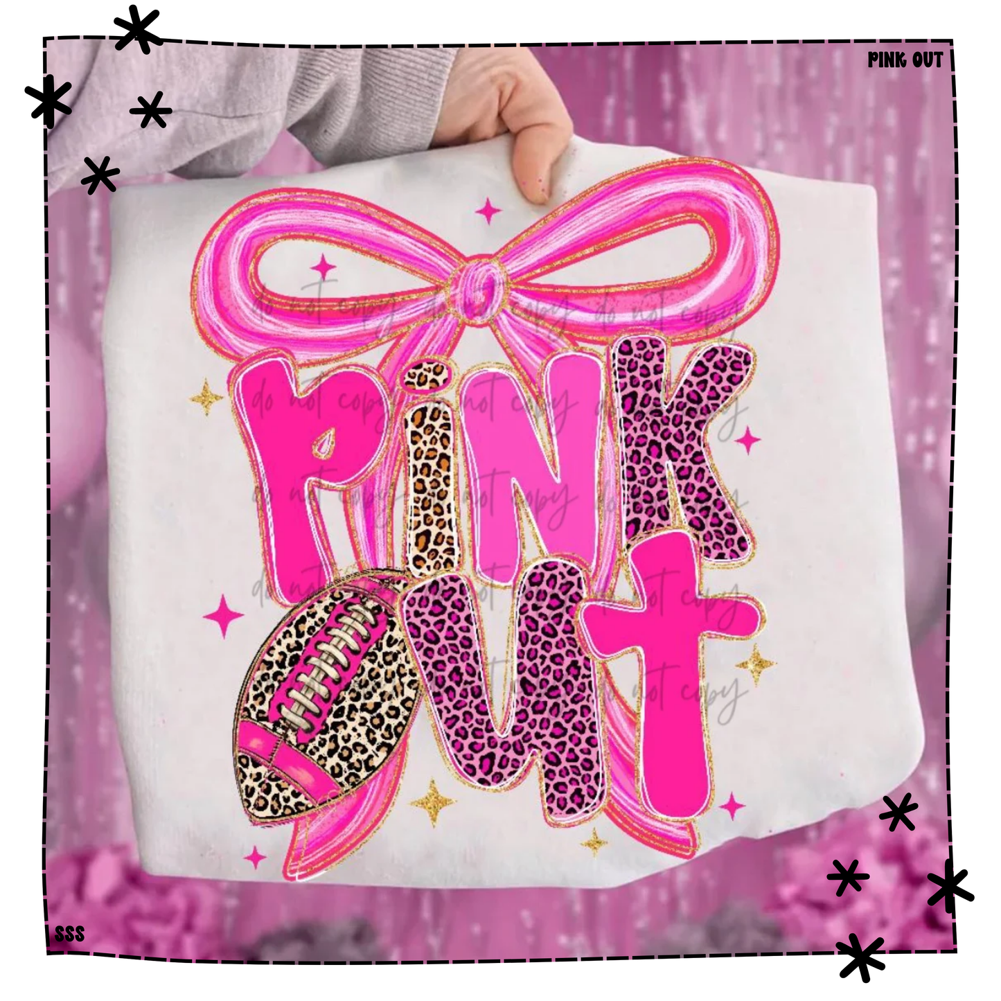 Pink Out Leopard Pink Bow WEEKLY DROP