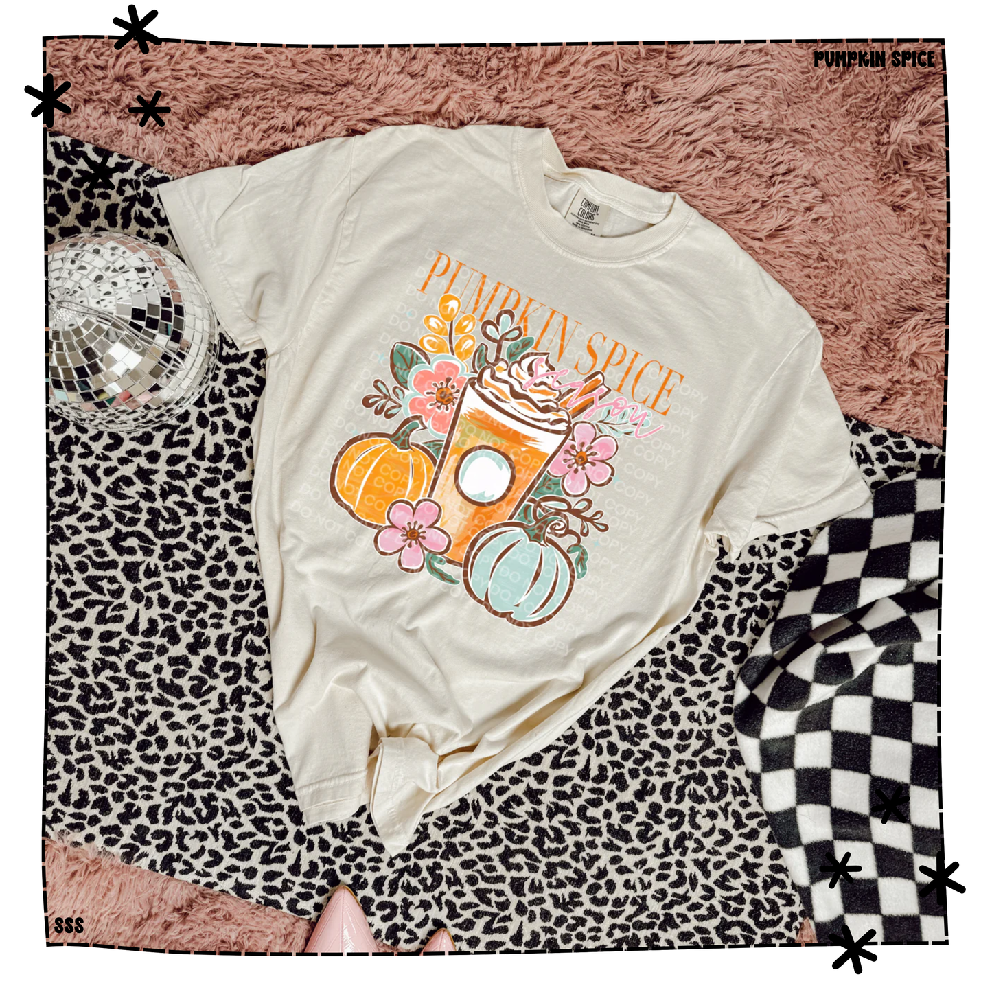 Pumpkin Spice Floral Pastel - WEEKLY DROP