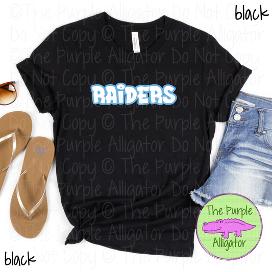 Raiders Alley Bounce - The Graffiti Series - Graffiti Style Custom Spirit Wear Mascot & School Apparel 0526 TPA